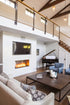 Ecosmart Fire Flex 50SS Single Sided Fireplace Insert - Black Finish / Black Burner - ESF.FX.50SS.B